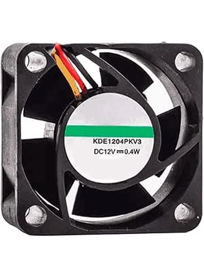 KDE1204PKV3 12V 40mm x 20mm 4 Pin Cooling Fan 4CM DC Brushless 3 Wire - Image 1
