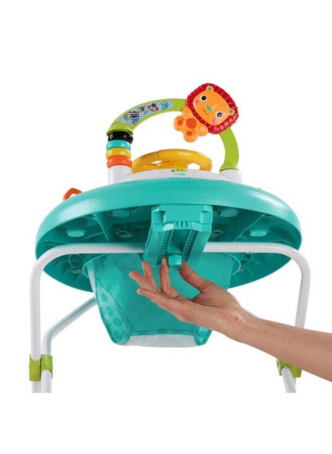 Bright Starts - Zig Zag Zebra Walker With Easy Fold Frame For Storage - Image 1
