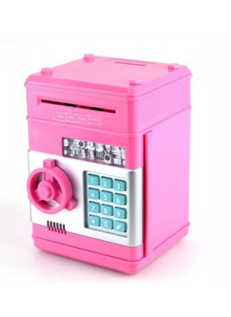 SFMW Electronic Money Box With a Secret Number and Sound Effects Rose Color  - Image 2