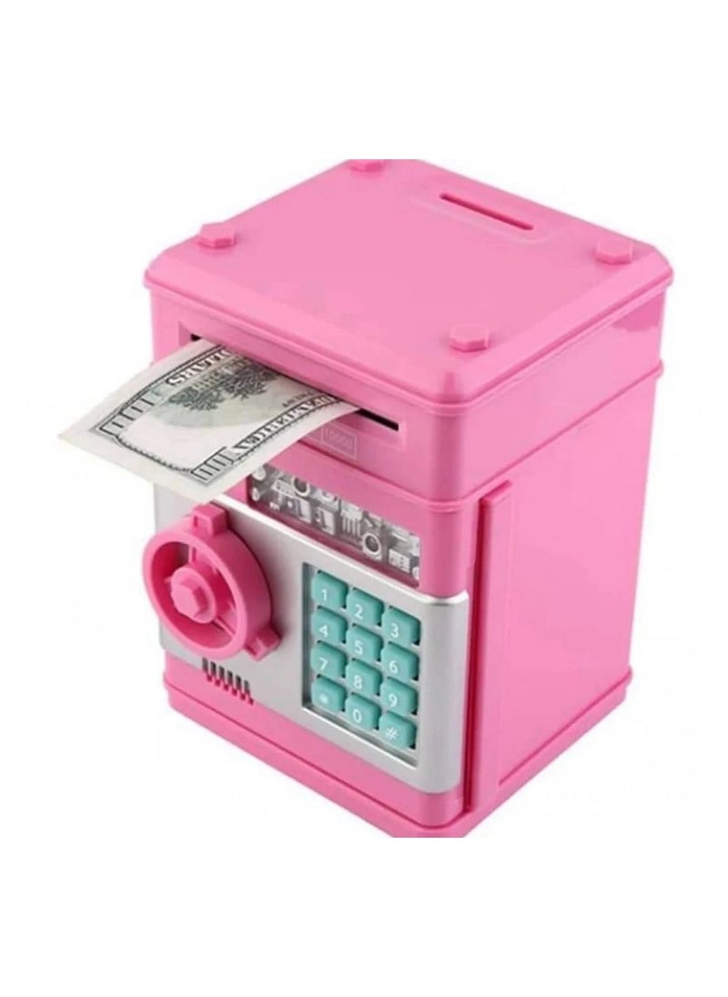 SFMW Electronic Money Box With a Secret Number and Sound Effects Rose Color  - Image 3