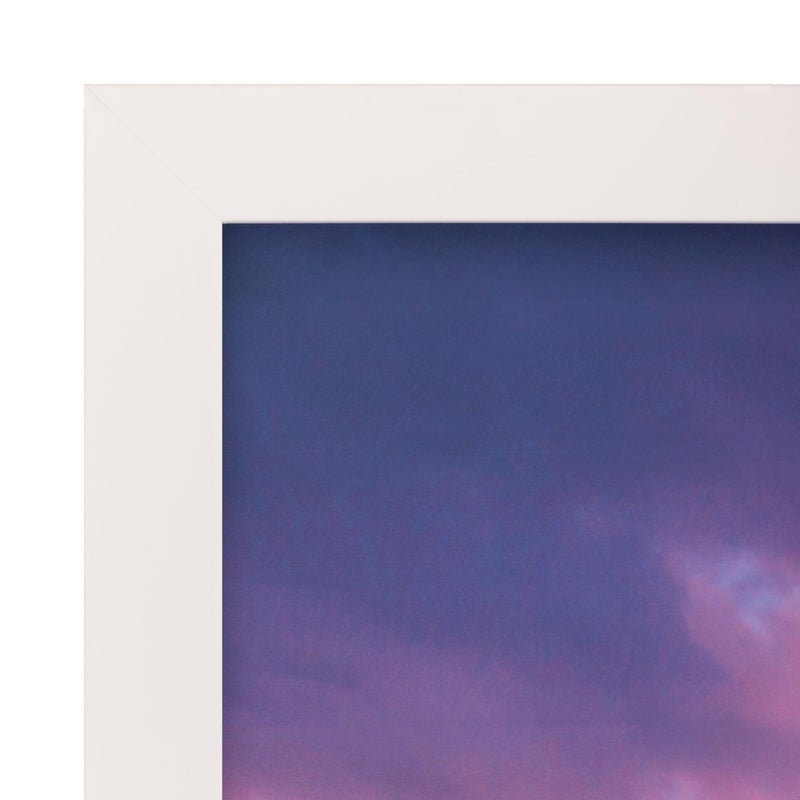 SNAP Gallery Solutions - 12"x18" White Wood Wall Poster Frame - Double White Mat - Wall Mount Display - Perfect Fit for Photos - Versatile Mounting Options - Rectangular Wall Mount - Image 4