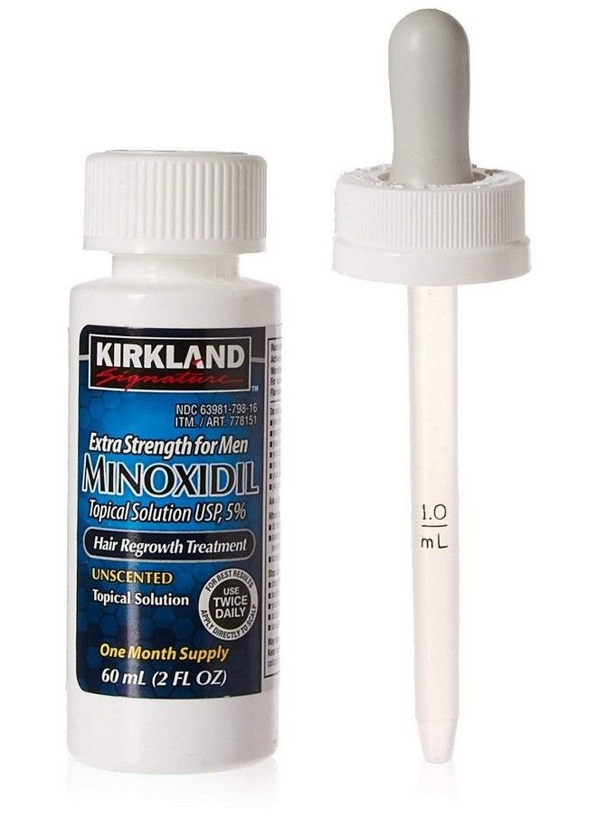 Kirkland Signature - Minoxidil For Men 5% Extra Strength Hair Regrowth For Men Vqzjbi 1 Month Supply - Image 1