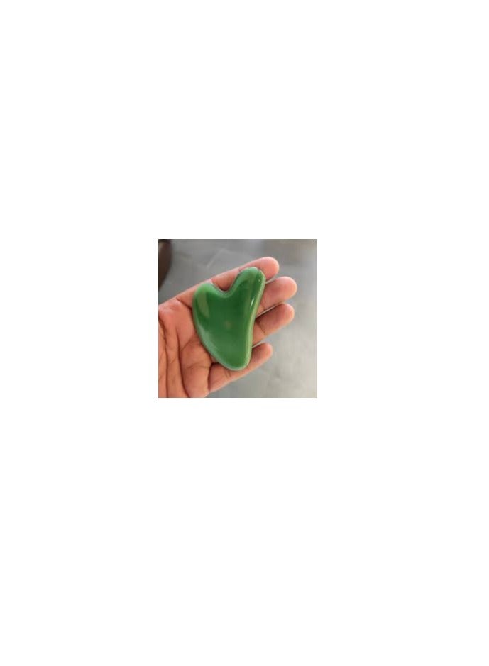 Gua Sha Board Jade Stone Guasha Scraping Massage Tool Facial Massager for Face Eyes Neck Body Skin Lifting & Tightening - Image 2