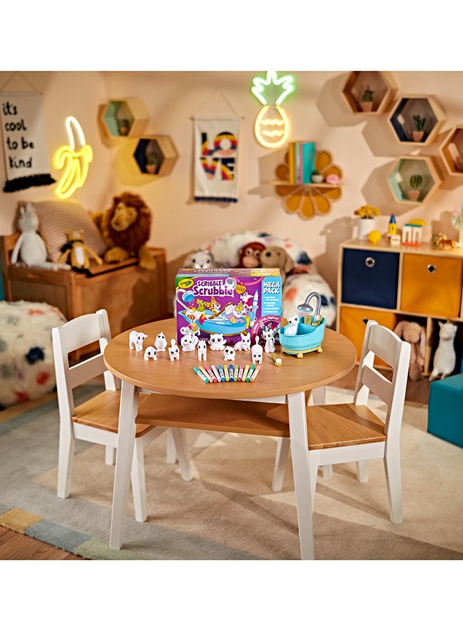 Crayola مجموعة حيوانات سريبل سكربي 2.0، لعبة إبداعية ملونة وقابلة للغسل، متاحة عبر الإنترنت للأطفال، العمر 3، 4، 5، 6 - Image 1