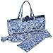 GUSTARIA Blue American Mahjong Game Set Bag with Protective Sleeves for Racks Pushers and Tiles Case Only - Image 2