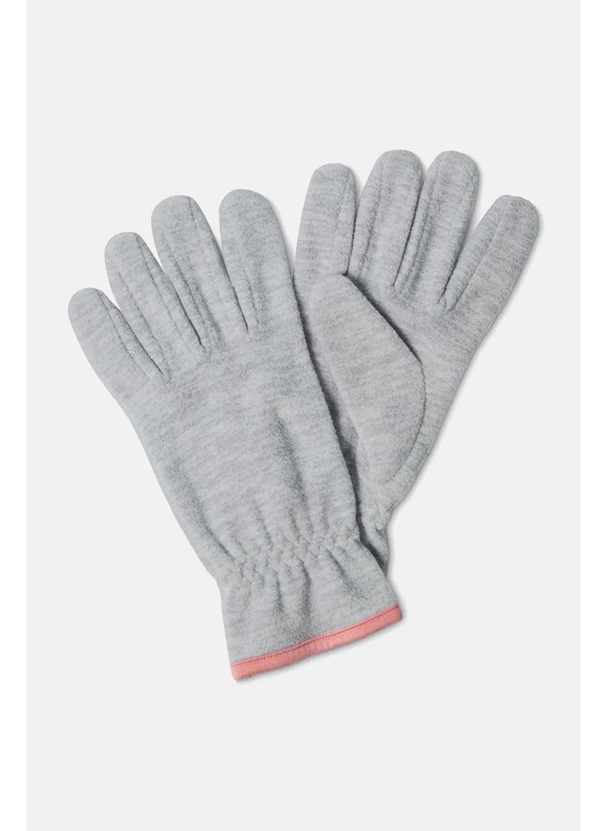 Tchibo - Women Fleece Gloves, Grey - Image 1