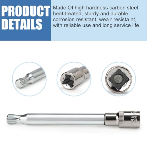 FANHAY Dual Clutch Transmission Clutch Motor Electromechanical Unit Unlocking Tool for Ford DSG 6 Speed DPS6 6DCT250 Dual Clutch Actuator Motor Unlock Reset Tool 1/4" Drive,14 Spline - Image 4