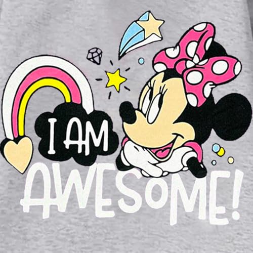 Kuchipoo Girl's Cotton Blend Regular Fit Winterwear Hoodie (© Disney-Hod-206, 8-9 Years, Multi-Colored) - Image 3