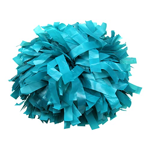 ICObuty Plastic Cheerleader Cheerleading Pom Poms 6 inch 1 Pair 2 Pieces Teal 