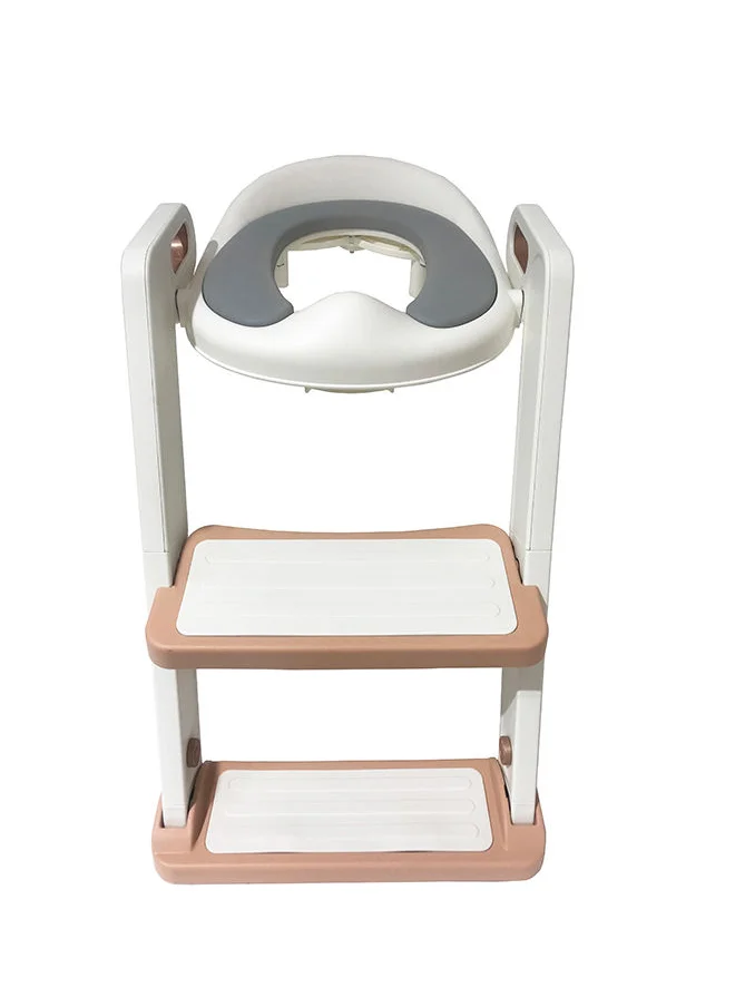 mini panda Lav Potty Training Toilet Seat With Step Stool, Copper