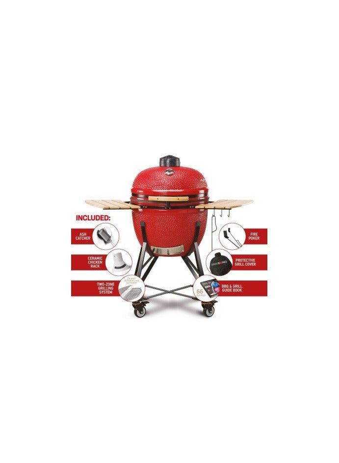 KAMADO BONO Kamado Bono Grande Limited, 25", TQ0025RED,  Red  - Image 2
