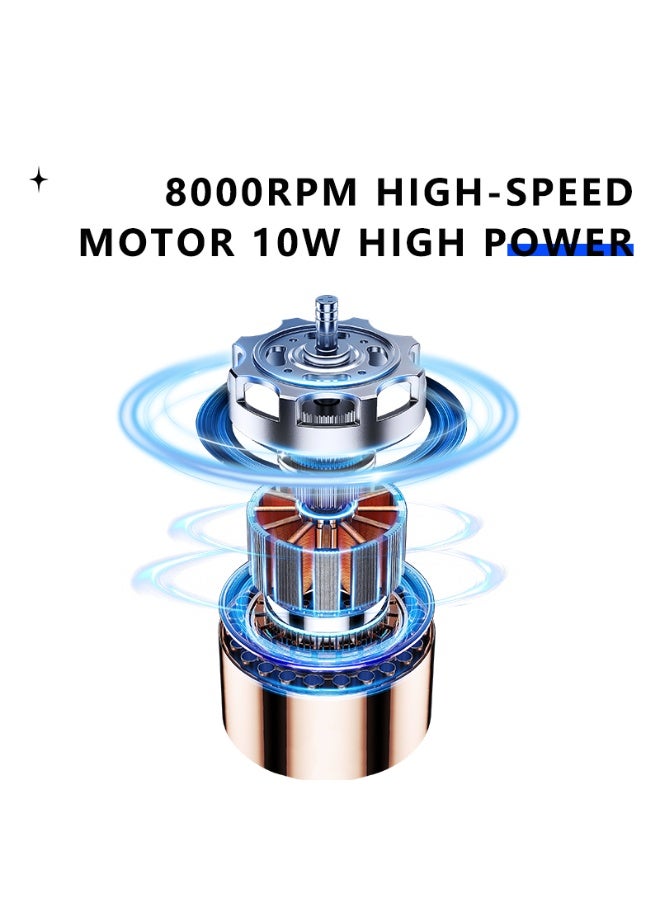 ماكينة حلاقة شعر قوية 10 واط، بمقبض مانع للانزلاق، تعمل بمنفذ USB - Image 4