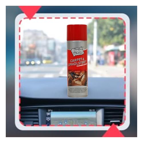 AUTO MATE AEROL Carpet & Upholstery Cleaner Spray | Fast Acting Foamy Car Interior Cleaner | Removes Dirt, Spots & Stains | Safe for Fabric, Seats, Carpets & Synthetic Leather Grade 6707 (400 gm) - Image 4