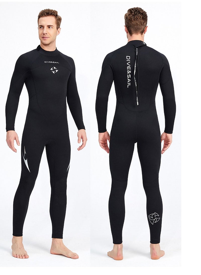 DIVE & SAIL Warm Super Elastic Wear-resistant Wet Suit Cold Proof Wetsuit Winter Swimming Suit  - Image 2