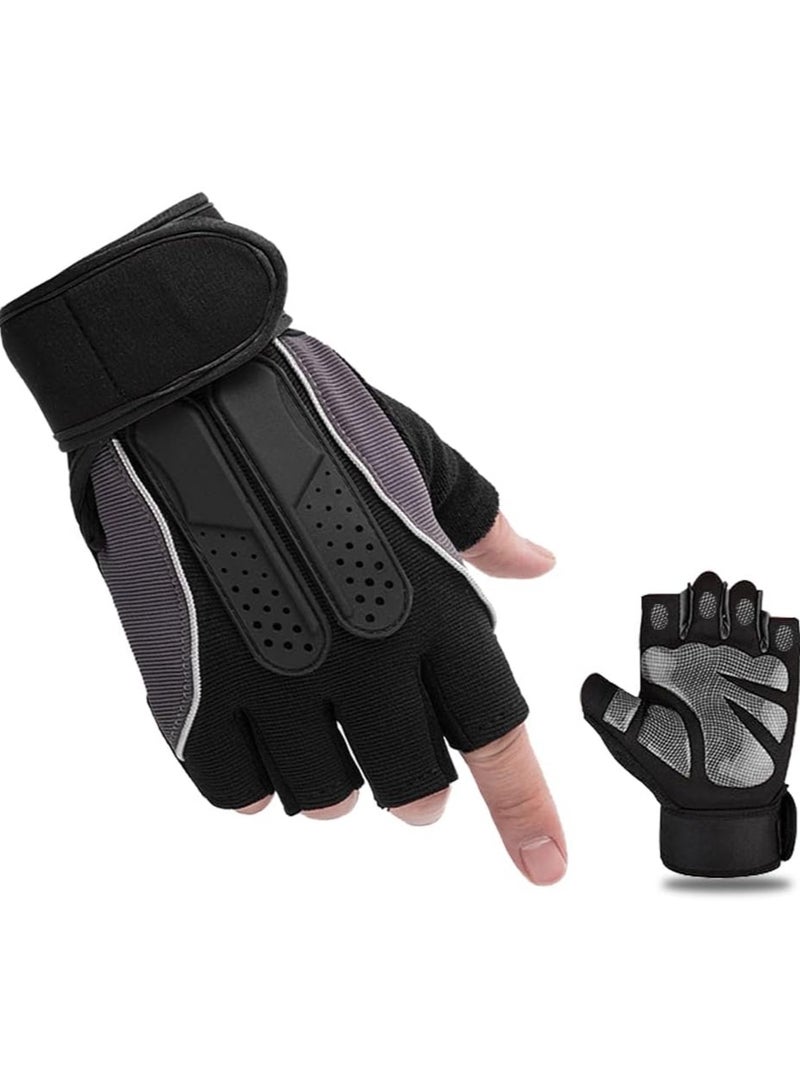 Halamine 3-piece Sports Accessories Set,Weightlifting Gloves & 5-Piece Resistance Loop Exercise Bands & Ankle Straps， for Working Out，Adjustable sports ankle strap for muscle stretching, leg muscle weight training - Image 4