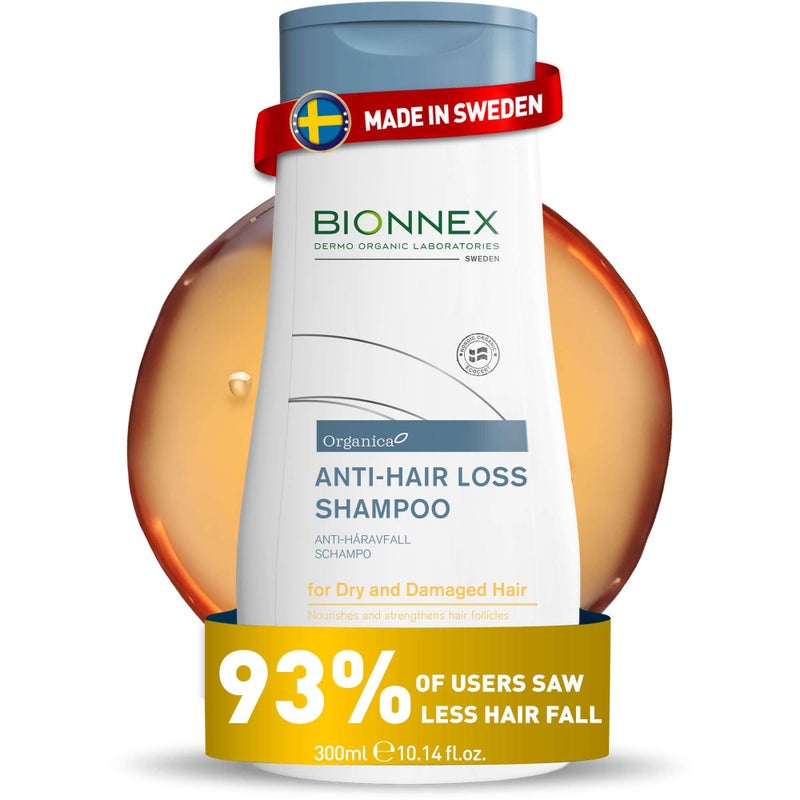 BIONNEX AntiHair Loss Shampoo for Dry and Damaged Hair 1014 floz Dermatologically and Clinically Tested Restores Hair Vitality Boost Hair Growth with BioTrust Technology Made in Sweden by Bionnex - Image 3
