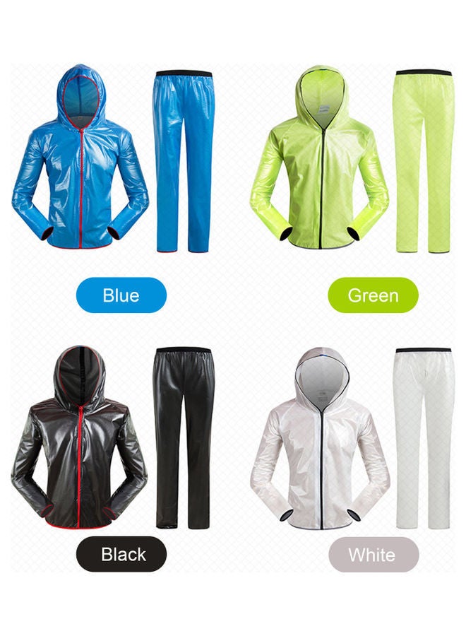 NIBEMINENT Cycling Jacket Raincoat With Hood L  - Image 2