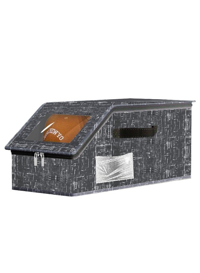 NeeMee Extra Large Capacity Foldable Baseball Cap Storage Box 