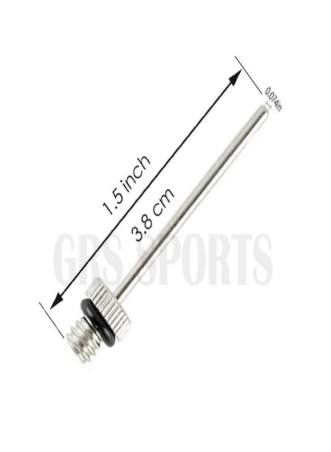 Grès GRS®NB3 Stainless Steel Inflating Pump Needle Pin Nozzle Soccer, Basketball, Football, Volleyball| Inflatable Air Valve Adaptor (Pack of 3 Needle) - Image 5