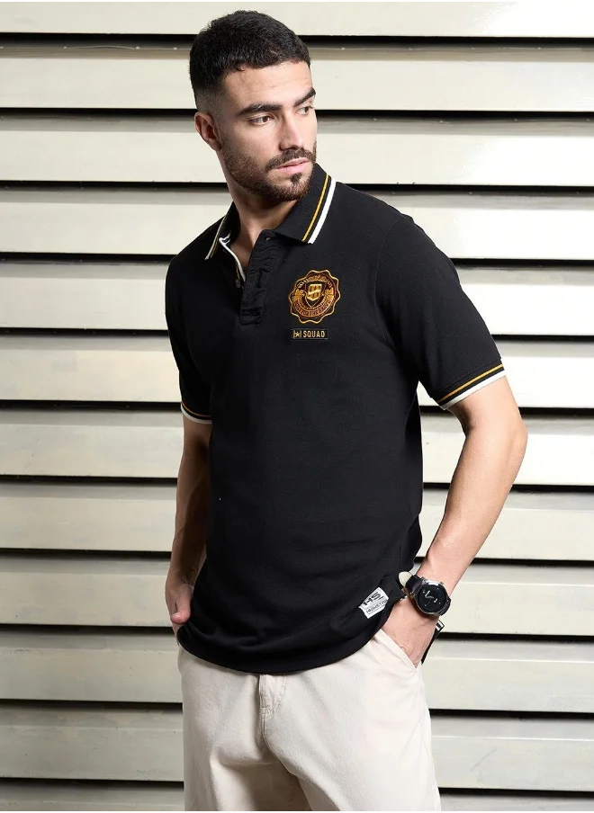 هاي ستار Men Black T-shirts