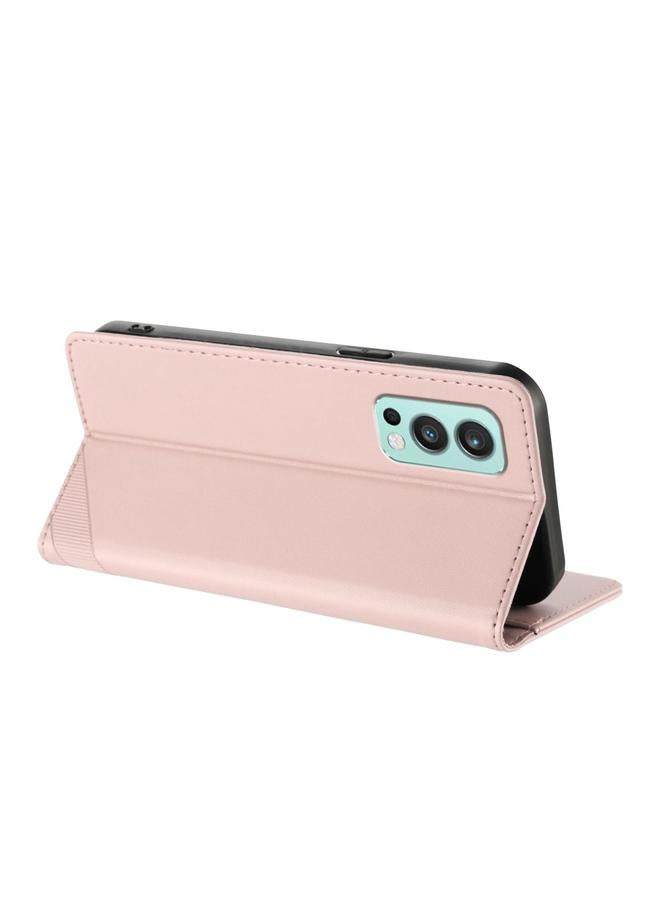 اس-توب جراب لهاتف OnePlus Nord 2، جراب جلدي بتصميم محفظة متعدد الوظائف منقوش - Image 3