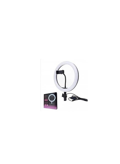 10-Inch (26cm) Circular Ring Light – Adjustable Brightness and Color Temperature – Ideal for Selfies, Makeup, and Video Calls