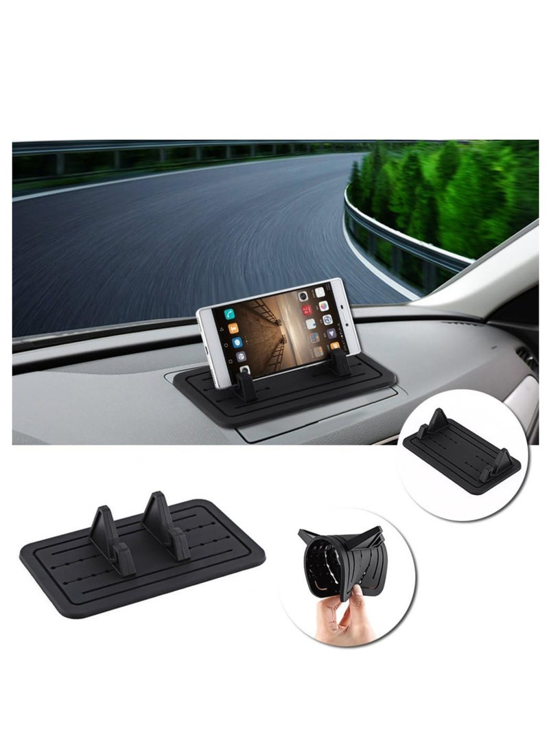 Oasisgalore Universal Silicone Car Phone Holder, Anti-Slip Dashboard Mount for GPS, Smartphones, Adjustable, Reusable - Image 4