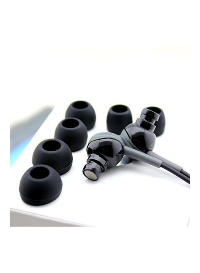 NIBEMINENT In-Ear Wired Headphones With Mic Black/Grey - Image 4