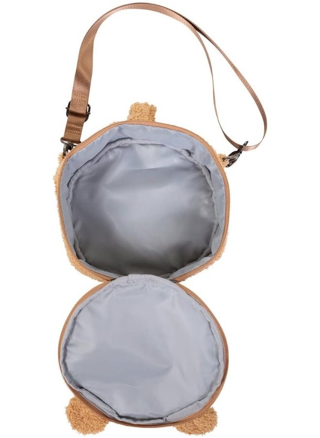 CHILDHOME Round Teddy Bag, Beige  - Image 4