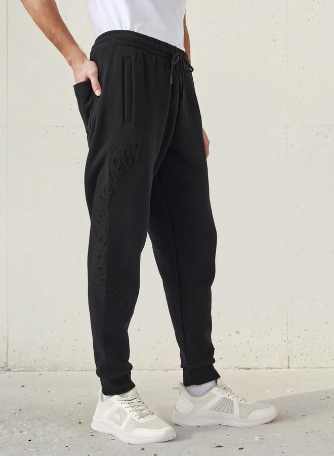 Kappa Embossed Accent Joggers - Image 1