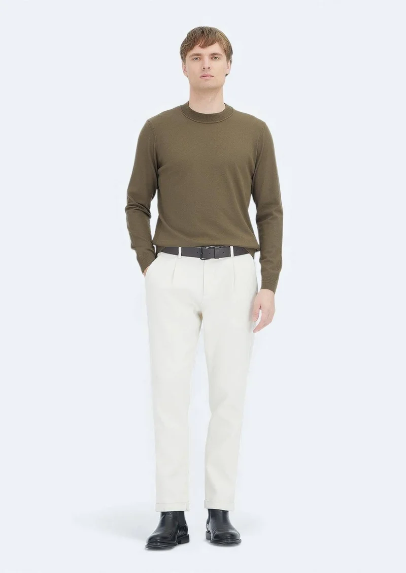 Ramsey Khaki Knitwear Sweatshirt