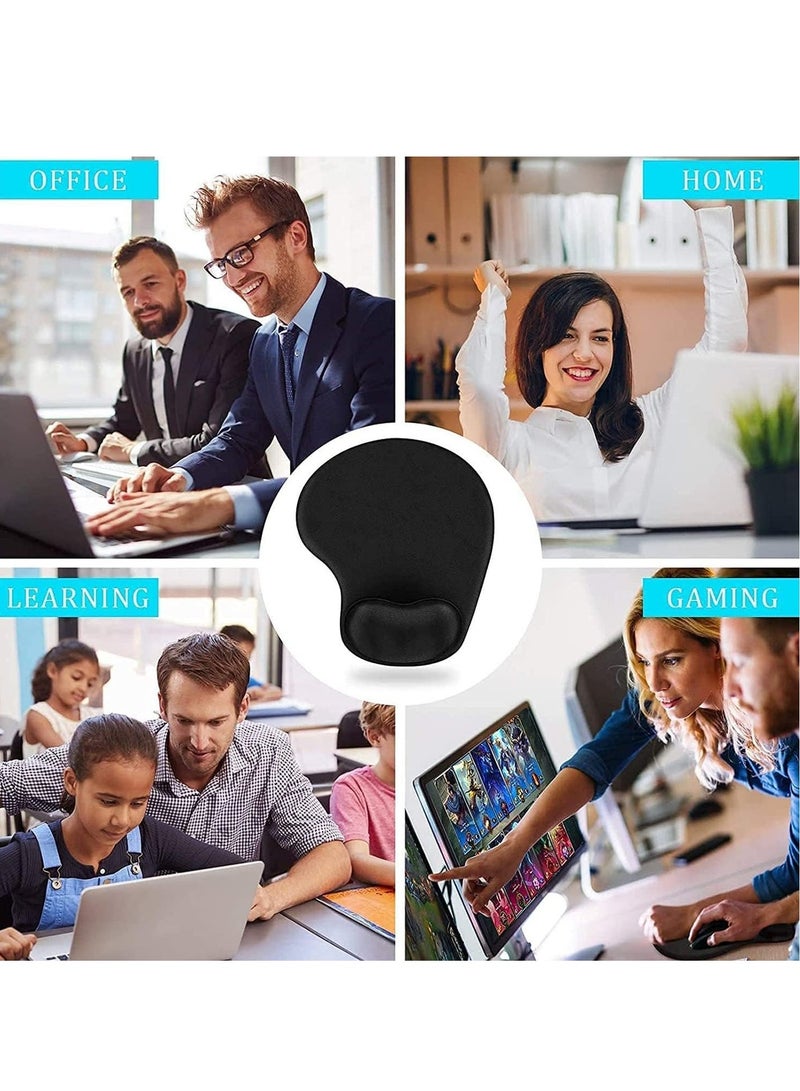 Salab Mouse Pad with Gel Wrist Rest Support, Comfortable Mouse Pad for Computer, Laptop, Home, Office & Travel - Image 5