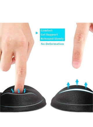Mouse Pad with Gel Wrist Rest Support, Comfortable Mouse Pad for Computer, Laptop, Home, Office & Travel - view 3