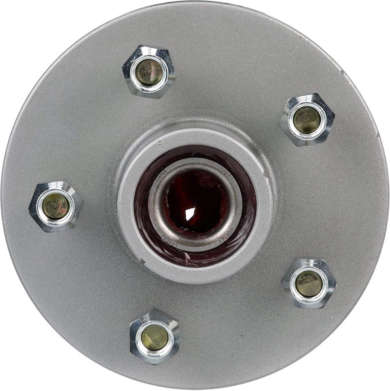 Seachoice Galvanized Trailer Wheel Hub with Pre-Greased Bearings, 5 Lug, 1-3/8 in. X 1-1/16 in. Axle - Image 3