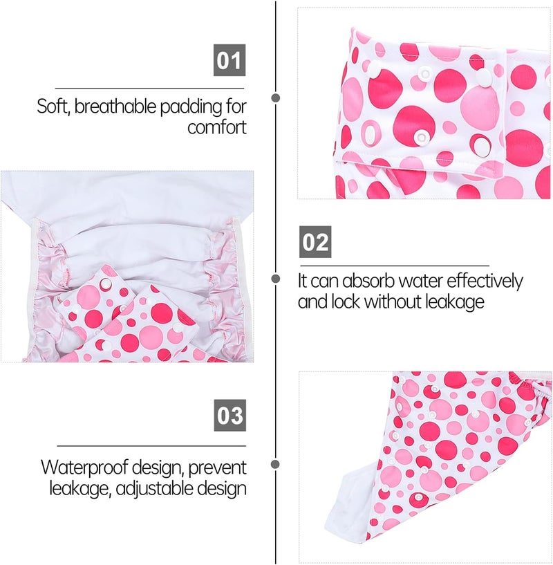 cheekyglo Nighttime Cloth Diaper Adults Cloth Diapers Adult Cloth Diaper Nappy Reusable Washable Elderly Incontinence Protection Nappies Underwear for Men or Women Cloth Diaper Bedridden - Image 4