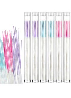 Maitys 360 Pieces Ear Hole Floss Earrings Hole Cleaner Disposable Piercing Aftercare Cleaner Earrings Piercing Cleaning Line Ear Piercing Care Cleaning Tool for Women Men (Blue, Rose Red, Purple)  - Image 1