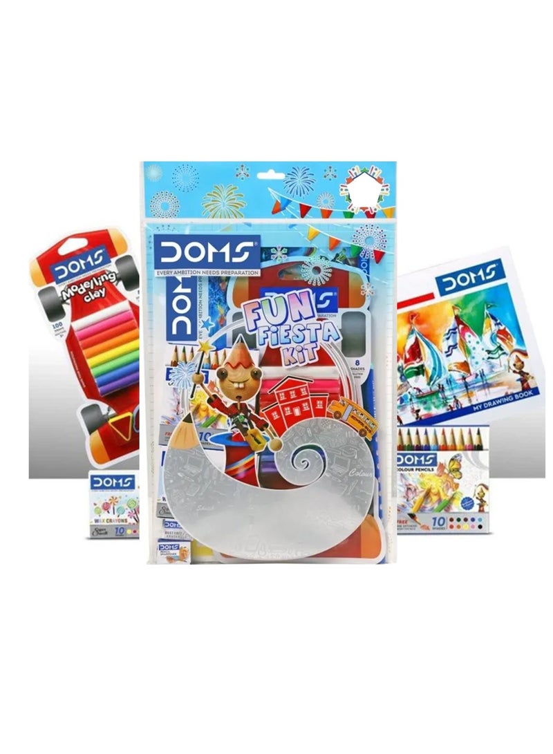 DOMS Fun Fiesta Art Kit Multicolour - Image 1