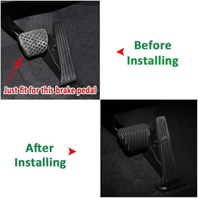 QASULER Carbon Fiber Car Pedal Covers for BMW - Image 4