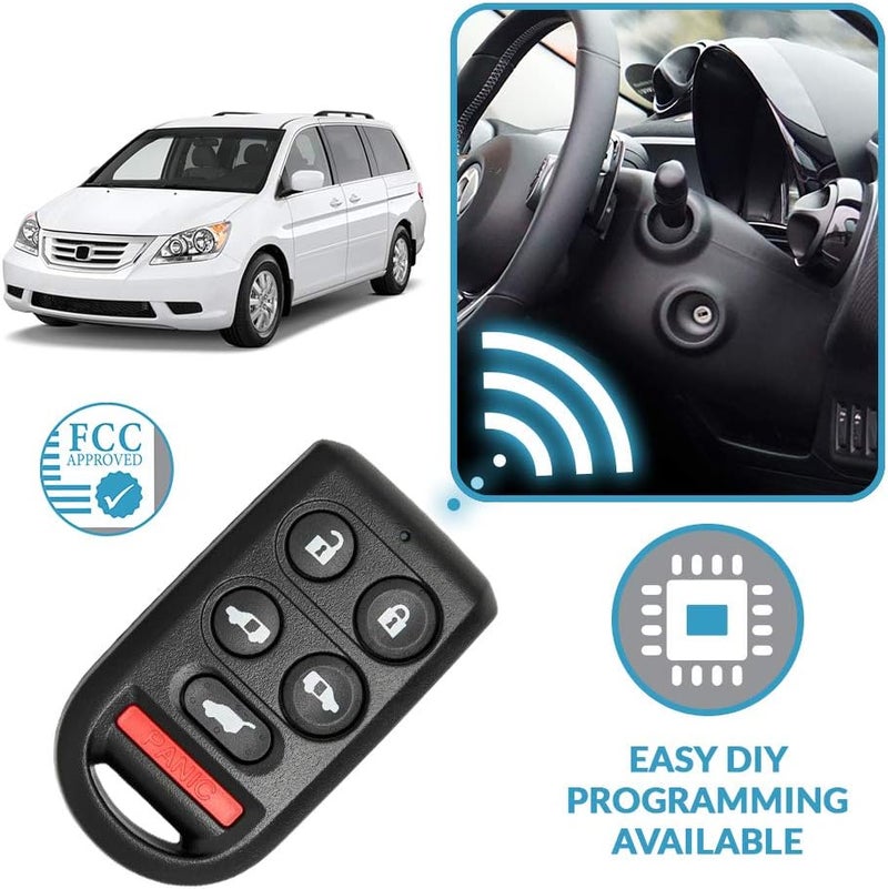 Keyless2Go Replacement for Keyless Entry Remote Car Key Fob for Select Honda Odyssey Vehicles - Image 4
