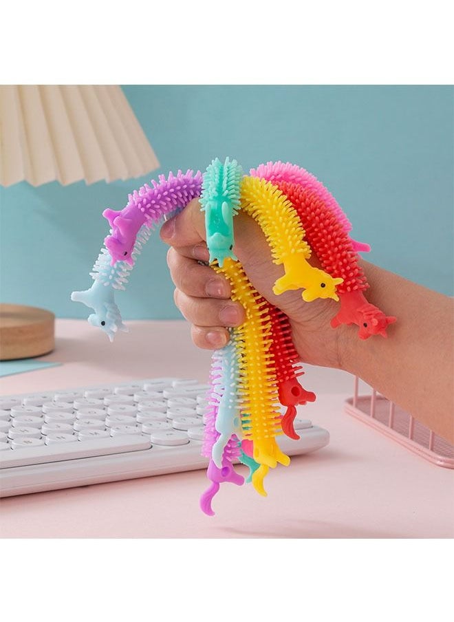12 Piece Sensory Stress Toys Fidget Therapy Unicorn Stretchy String Toys, Anti Anxiety Fidgeting Relaxing Squeeze Toy for Kids and Adults