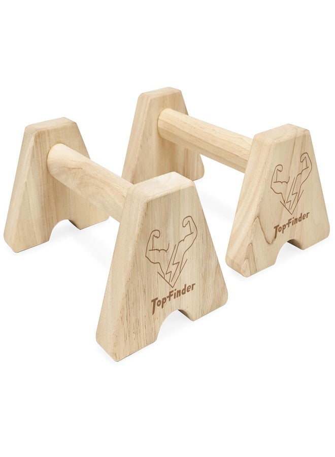 Topfinder Calisthenics Bars, Push Up Bar Handstand Blocks,Parallel Bars for Calisteniamadera L Sit Bars Gymnastics Equipment - Image 1