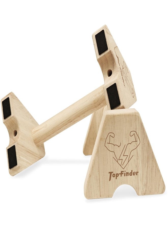 Topfinder Calisthenics Bars, Push Up Bar Handstand Blocks,Parallel Bars for Calisteniamadera L Sit Bars Gymnastics Equipment - Image 4
