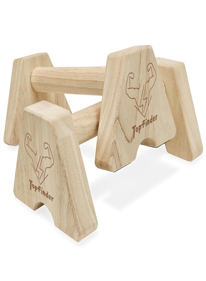Topfinder Calisthenics Bars, Push Up Bar Handstand Blocks,Parallel Bars for Calisteniamadera L Sit Bars Gymnastics Equipment - Image 5