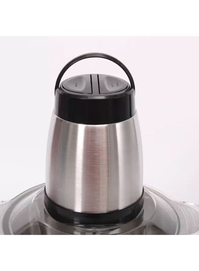 SHOPI 3L Stainless Steel Electric Meat Grinder Chopper Food Processor Blender