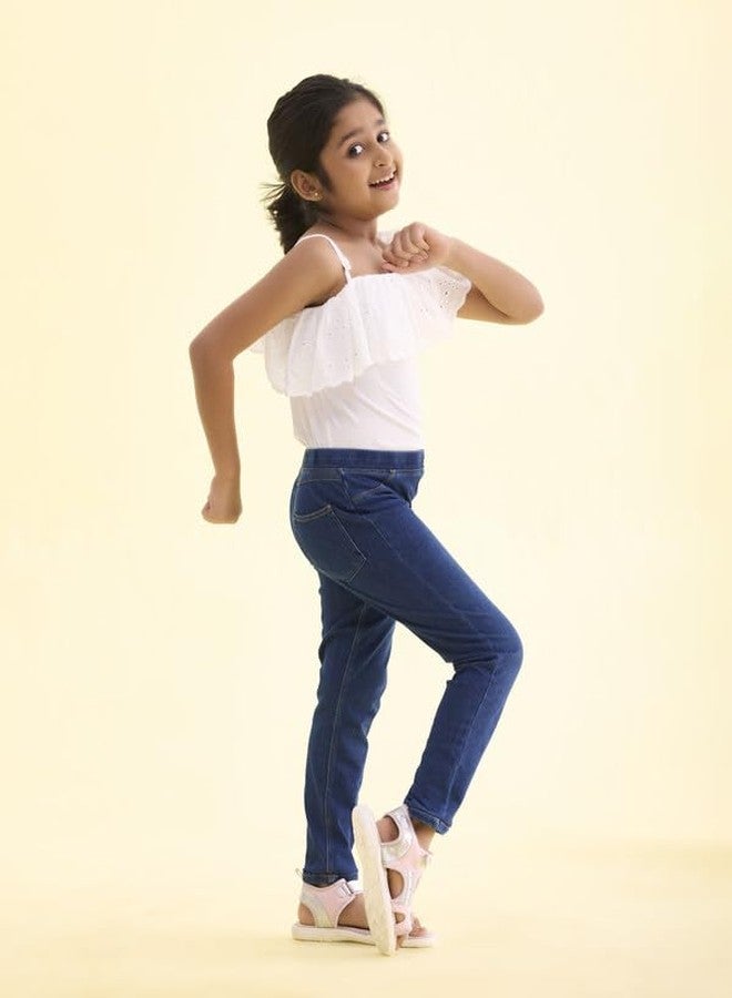 Go Colors_Girls_Girls DNM Jegging_Blue_14 yrs - Image 2