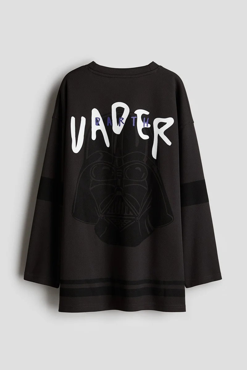 H&M Oversized mesh T-shirt