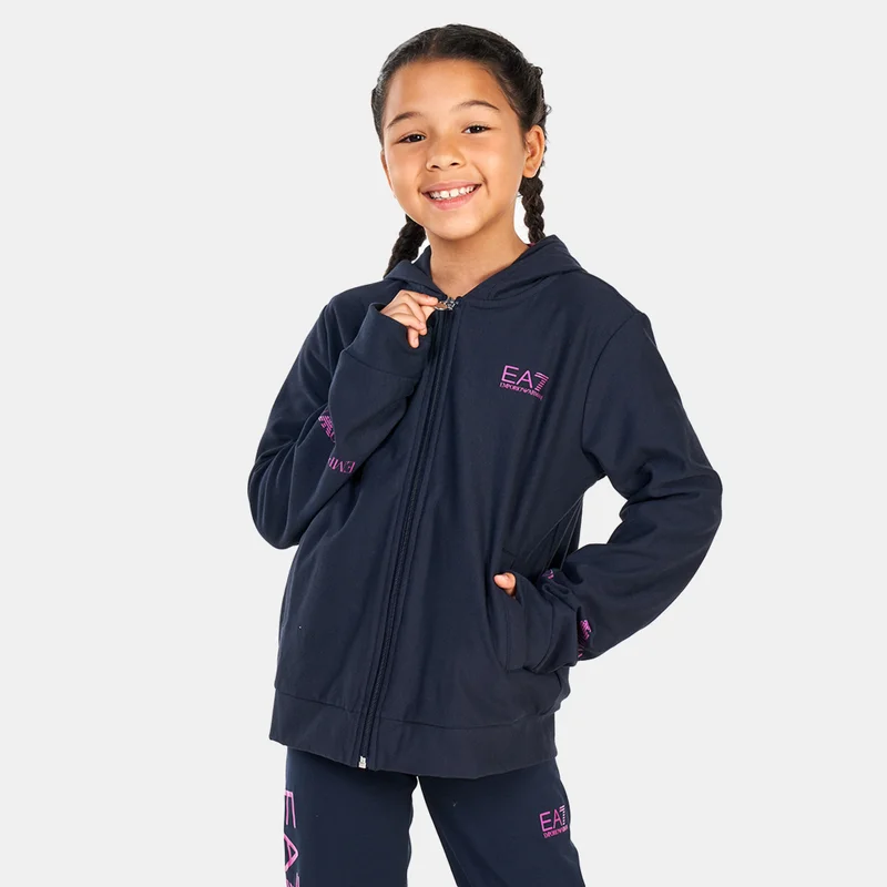 EA7 Emporio Armani Kids' Train Logo Series Hoodie
