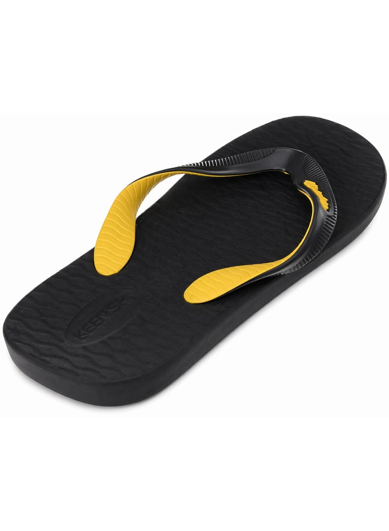 EXPRESS Wave Slipper - Black × Yellow - Image 3