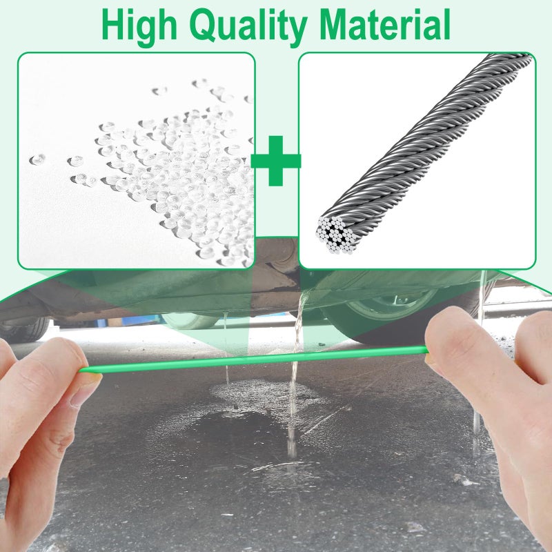 ecocstm Auto Sunroof Drain Cleaning Tool, 78 Inch Flexible Tube Cleaning Brush, Drain Brush Extra Long Pipe Cleaners for Cars, Car Accessories, Car Sunroof Drain Hole Cleaner for Drains, Sewers, Windshields - Image 4