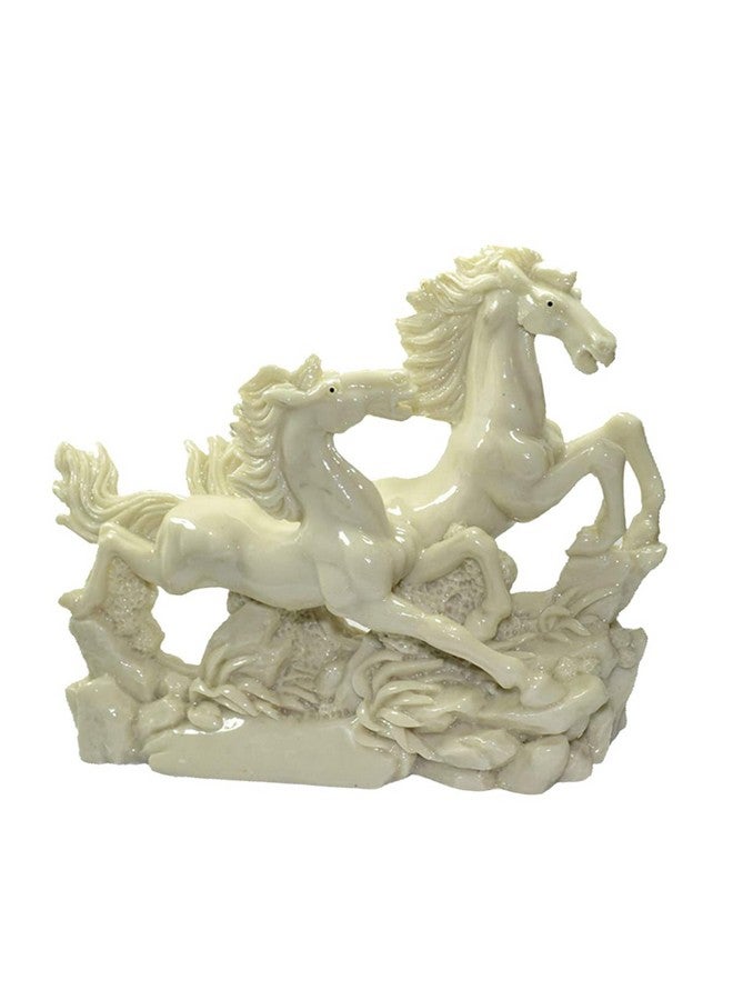 Reiki Crystal Products Reiki Crystal Products Combo 2 / Two Running Horse, Victory Horses for Vastu, Fengshui, Positive Energy, Vibrations (Color : Red & White) Pack of 2 pc  - Image 3
